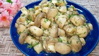 Проще не бывает! Супер ЗАКУСКА на Праздничный стол. Обалденные Маринованные Шампиньоны на НОВЫЙ ГОД!