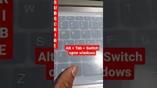 Most important shortcut | How to switch  open window on PC| LAPTOP  WINDOW 11 ? #shorts  #shortvideo