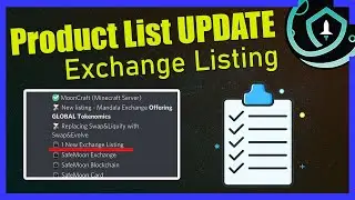 **PRODUCT LISTING UPDATE** SafeMoon Adds 1 NEW Exchange Listing BACK