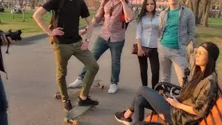 Секс с двумя девушками. Backstage Территории Соблазна. Новая квартира в Питере.