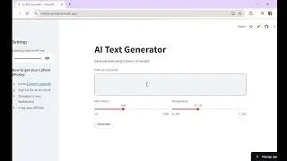 AI Text Generator - Demo