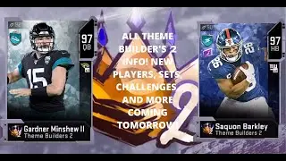 ALL THE BRAND NEW THEME BUILDER 2 INFO! NEW PLAYERS, SETS, SOLOS, AND MORE! | MADDEN 20 ULTIMATE |