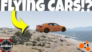 BeamNG Drive - FLYING Cars!? BeamNG Drive tutorial how to make 
