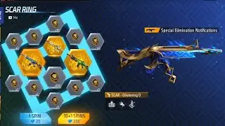 NEW SCAR RING EVENT FREE FIRE| FF🔥NEW EVENT| FREE FIRE NEW EVENT TODAY|NEW FF EVENT|GARENA FREE FIRE