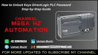 Koyo DirectLogic PLC Password Unlock | Step-by-Step Guide | DirectSoft Programming