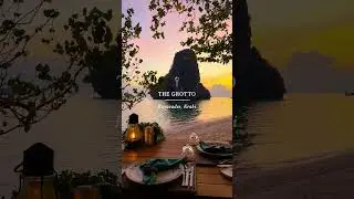 The Grotto Restaurant at Rayavadee in Krabi, Thailand. Luxury resort in Krabi, Thailand.