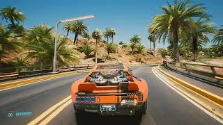 Cyberpunk 2077 - MAX SETTINGS 8k Resolution Ray Tracing PC Graphics! Night City Free Roam Gameplay