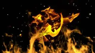 4K Black screen fire effect | Fire