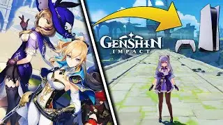 Playing Genshin Impact on The PlayStation 5!