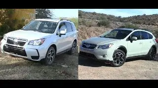 2014 Subaru Forester vs Subaru XV Crosstrek
