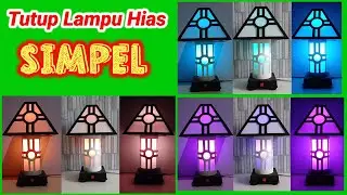 cara bikin tutup lampu hias dari paralon