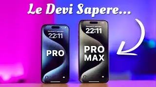 iPhone 15 Pro Max e 15 Pro | 11 DIFFERENZE dagli iPhone 14 Pro