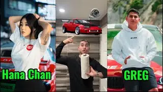 HANA CHAN vs GREG in Toyota SUPRA – INSANE ENGINE SOUND | BEST VOICE CAR