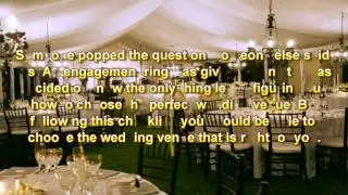 How to Choose the Perfect Wedding Venue