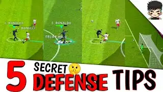 5 DEFENDING TIPS PES 2021 mobile || win every match