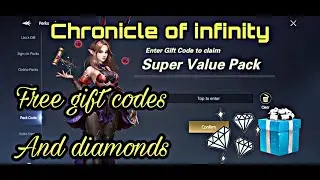 Free Gift Codes And Diamonds for New Players | Chronicle Of Infinity
