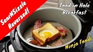 Ninja Foodi SearNSizzle GRILLGRATE Toad in Hole Breakfast
