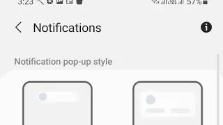 Notification Pop Up Style Samsung | A50 / F62 / And More