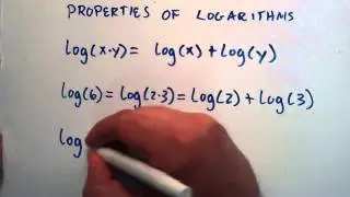 Properties of Logarithms : Logarithms, Lesson 5
