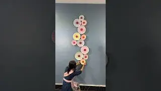 Creative Wall Decor made using Paper #short #reel #viralshort #diycrafts #walldecor #viralreel
