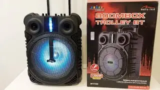 Unboxing i test Media-Tech BOOMBOX TROLLEY BT MT3169