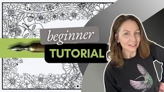 How to Draw a Fancy Border with Pen and Ink | Beginner Level