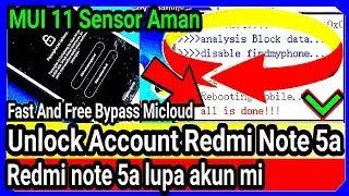 Redmi note 5a lupa akun mi - fast and free Unlock Account Redmi Note 5a