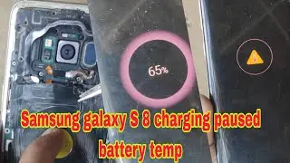 Samsung galaxy S 8 charging paused battery temp