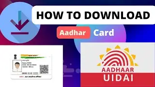 How to Download Aadhar Card   With password 2023.PDF  || Keyse Download kare aadhar card ko || PDF
