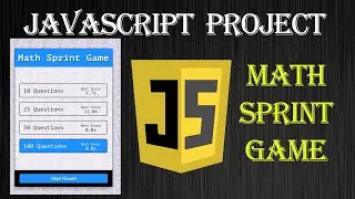 Math Sprint Game | Javascript Project | JS Project | 2021