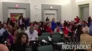 Philadelphia teachers disrupt SRC meeting