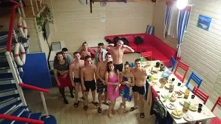 РУССКИЕ ОТДЫХАЮТ В САУНА.ТУса,.ДЕНЬ РОЖДЕНИЯ друга!