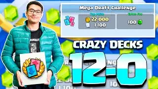 12 0 mega draft with crazy decks 🙇‍♂️