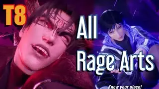 TEKKEN 8 All Character Rage Arts Complete