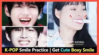 KPOP Smile Practice | Create a cute and attractive Boxy Smile like Kim Taehyung (V BTS)