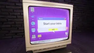 Old Computer Glitch Logo Intro - After Effects Template