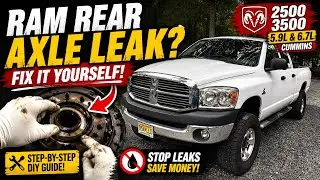 Dodge Ram 2500-3500 Rear Axle Seal Replacement