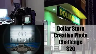 $20 Creative Photography Challenge: Dollar Store Budget Shoot.   Ep.1