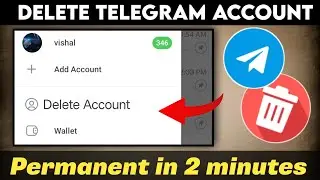 telegram account delete kaise kare | telegram account delete permanently | #telegramdelete