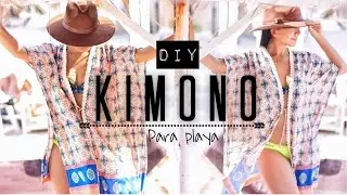 Como Hacer KIMONO Para Playa! | DIY