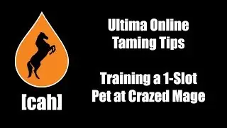 Ultima Online - UO-CAH Taming Tips - Training a 1-Slot Pet At Crazed Mage