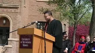 UMN Morris Commencement - Khondoker 'Ahnaf' Prio