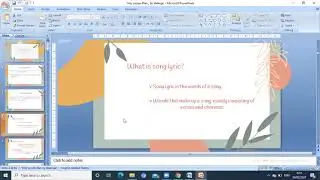 SONG LYRIC FOR GRADE 12