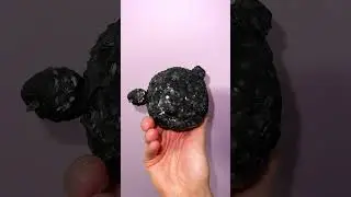 A nearly perfect, ball-shaped crystal formation, Calcite with Boulangerite from Romania 🇷🇴