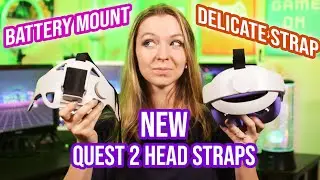 NEW head straps for Oculus Quest 2 - battery mount & elite strap alternative Review and Testing