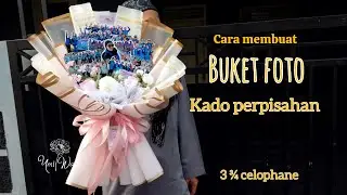 cara membuat buket photo LED kado perpisahan