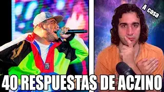 🤘 PROFESOR REACCIONA A 40 RESPUESTAS ACZINO 🤘