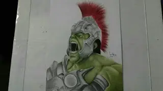 Speed Drawing - Hulk  [Thor ragnarok]