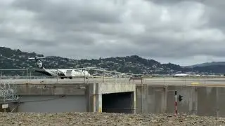 NZ5812 departing Wellington