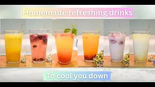 Homemade Refreshing Drinks | Cool down | How to make summer drinks at home  #cooking #dessert
